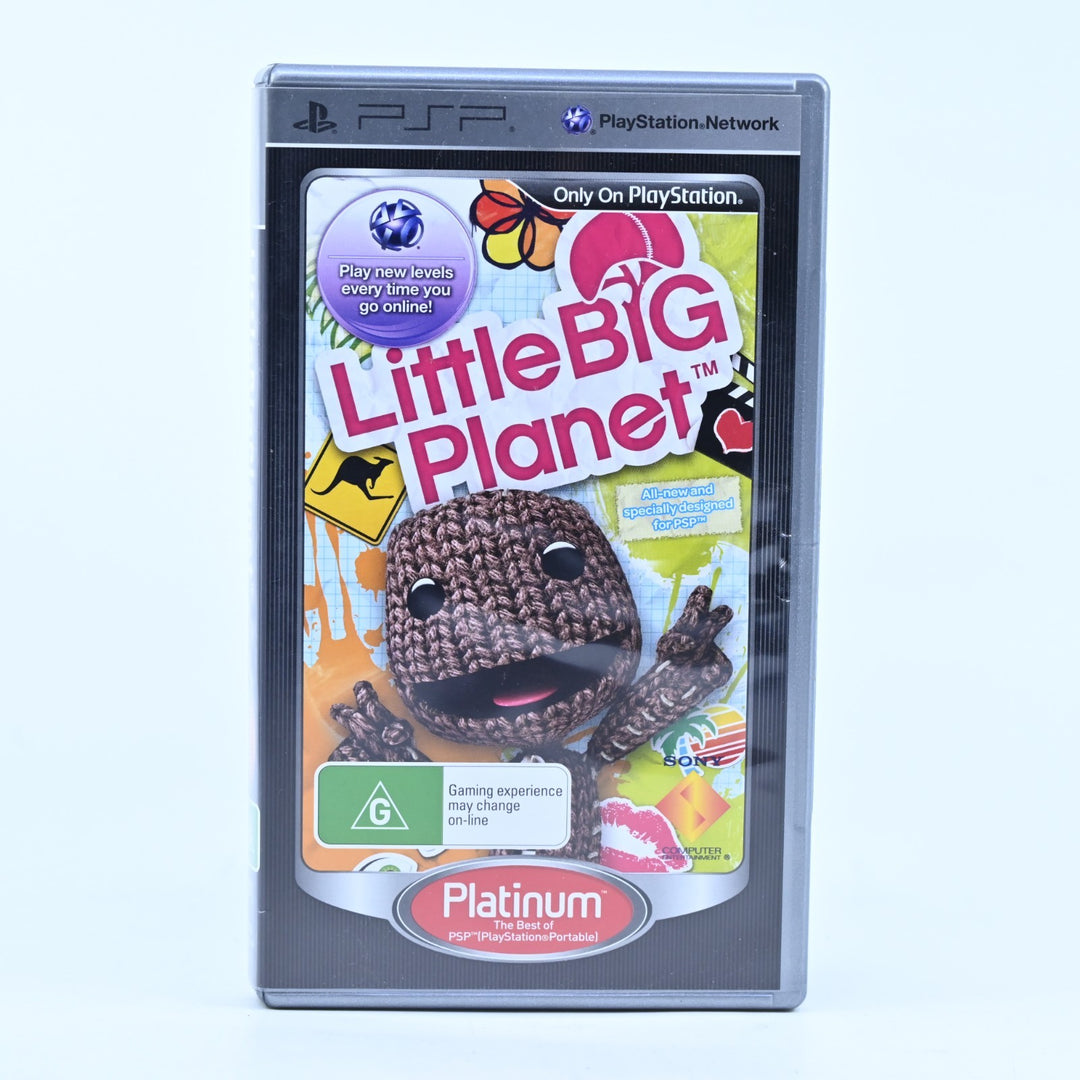 Little Big Planet - Sony PSP Game + Manual - FREE POST! LittleBigPlanet