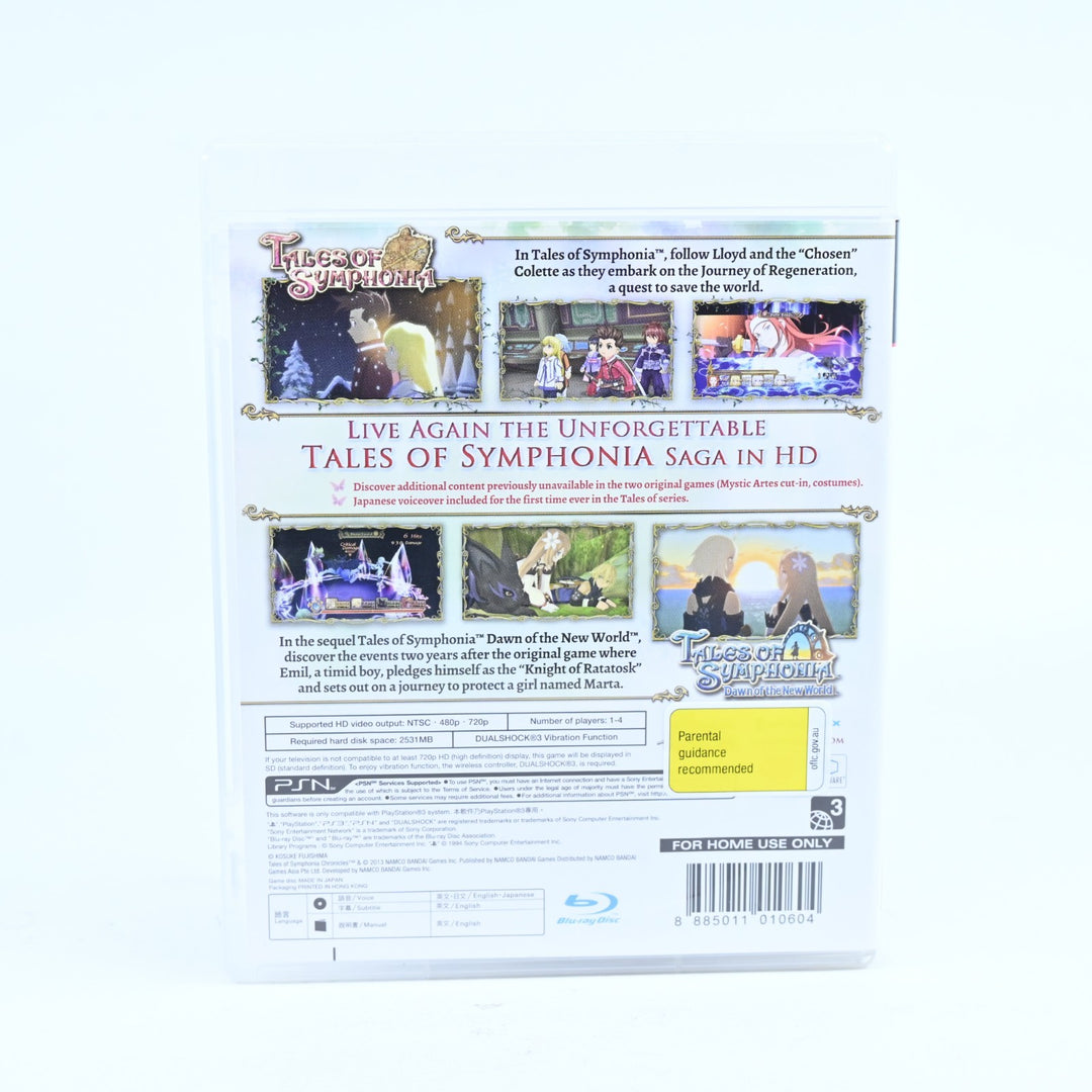 Tales of Symphonia Chronicles - Sony Playstation 3 / PS3 Game + Manual - PAL