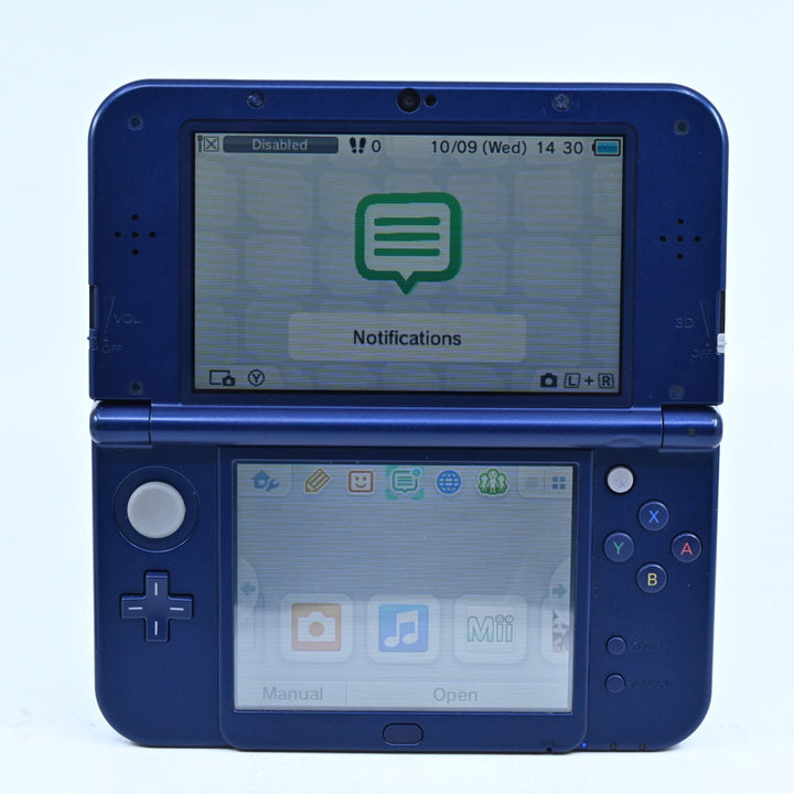Metallic Blue - Top IPS - 'New' Nintendo 3DS Console XL RED-001 - PAL FREE POST