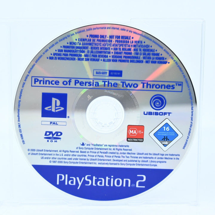 Prince of Persia: The Two Thrones - Promo - PS2 Game - Disc Only - MINT DISC!