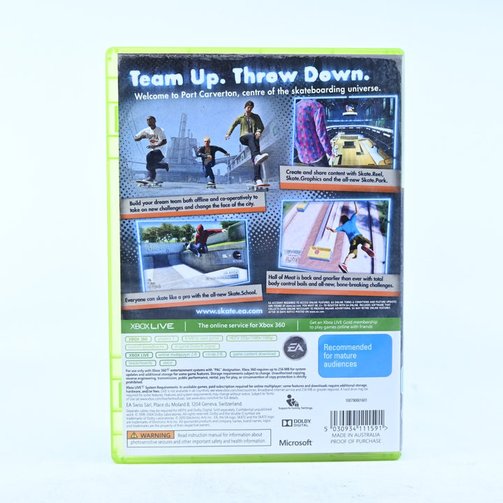 Skate 3 - Xbox 360 Game + Manual - PAL - MINT DISC!