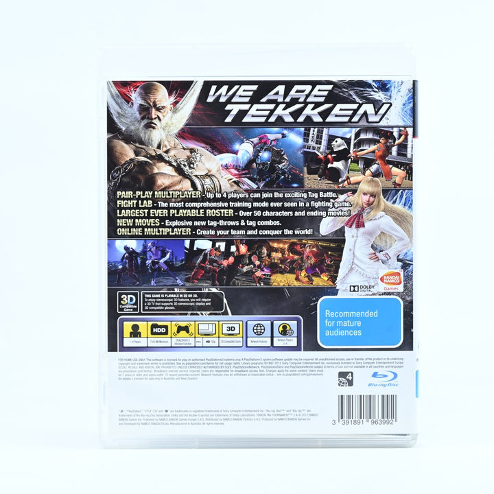 Tekken Tag Tournament 2 - Sony Playstation 3 / PS3 Game + Manual - FREE POST!