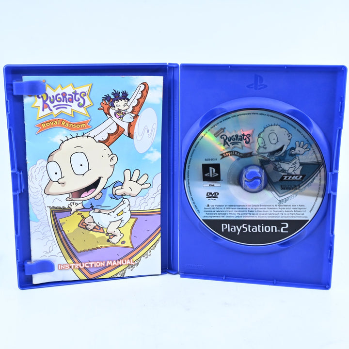 Rugrats Royal Ransom - Sony Playstation 2 / PS2 Game + Manual - PAL - MINT DISC!