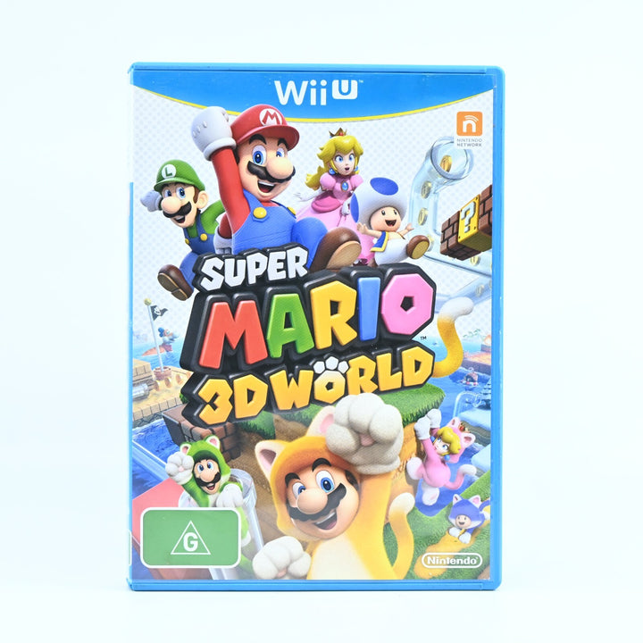 Super Mario 3D World - Nintendo Wii U Game - No Manual - PAL - FREE POST!