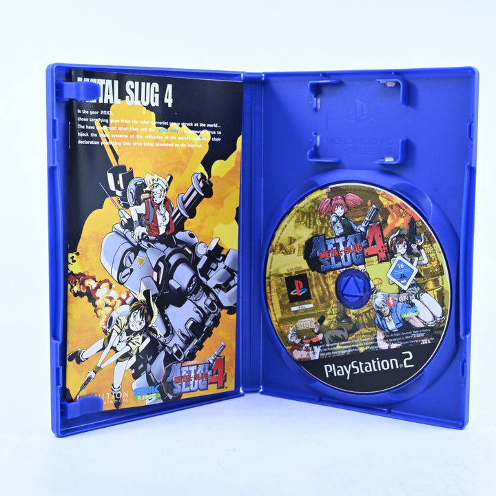 Metal Slug 4 - Sony Playstation 2 / PS2 Game + Manual - PAL - MINT DISC!