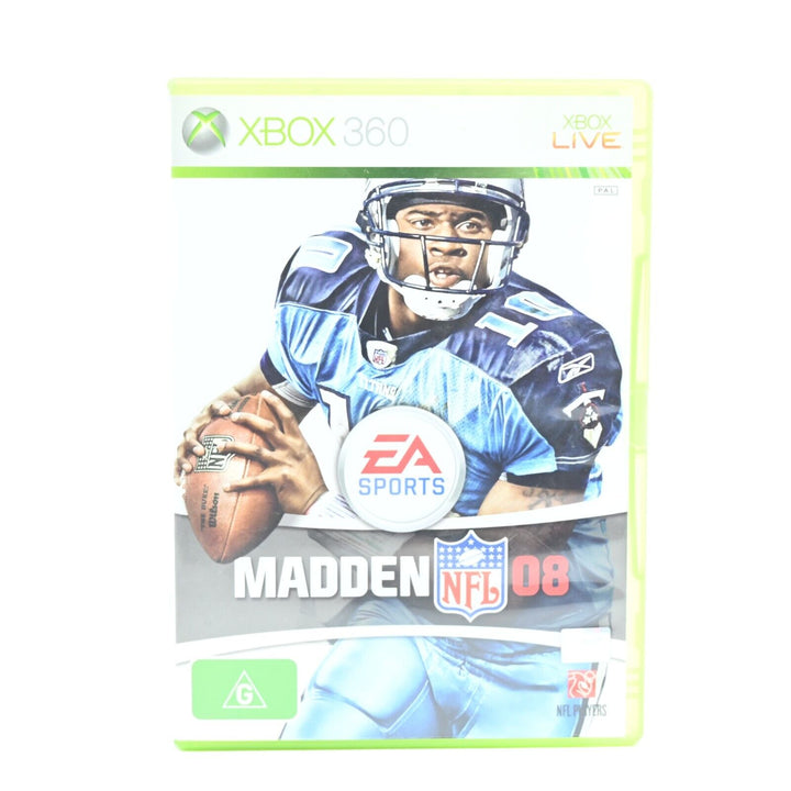 Madden NFL 08 - Xbox 360 Game + Manual - PAL - MINT DISC!