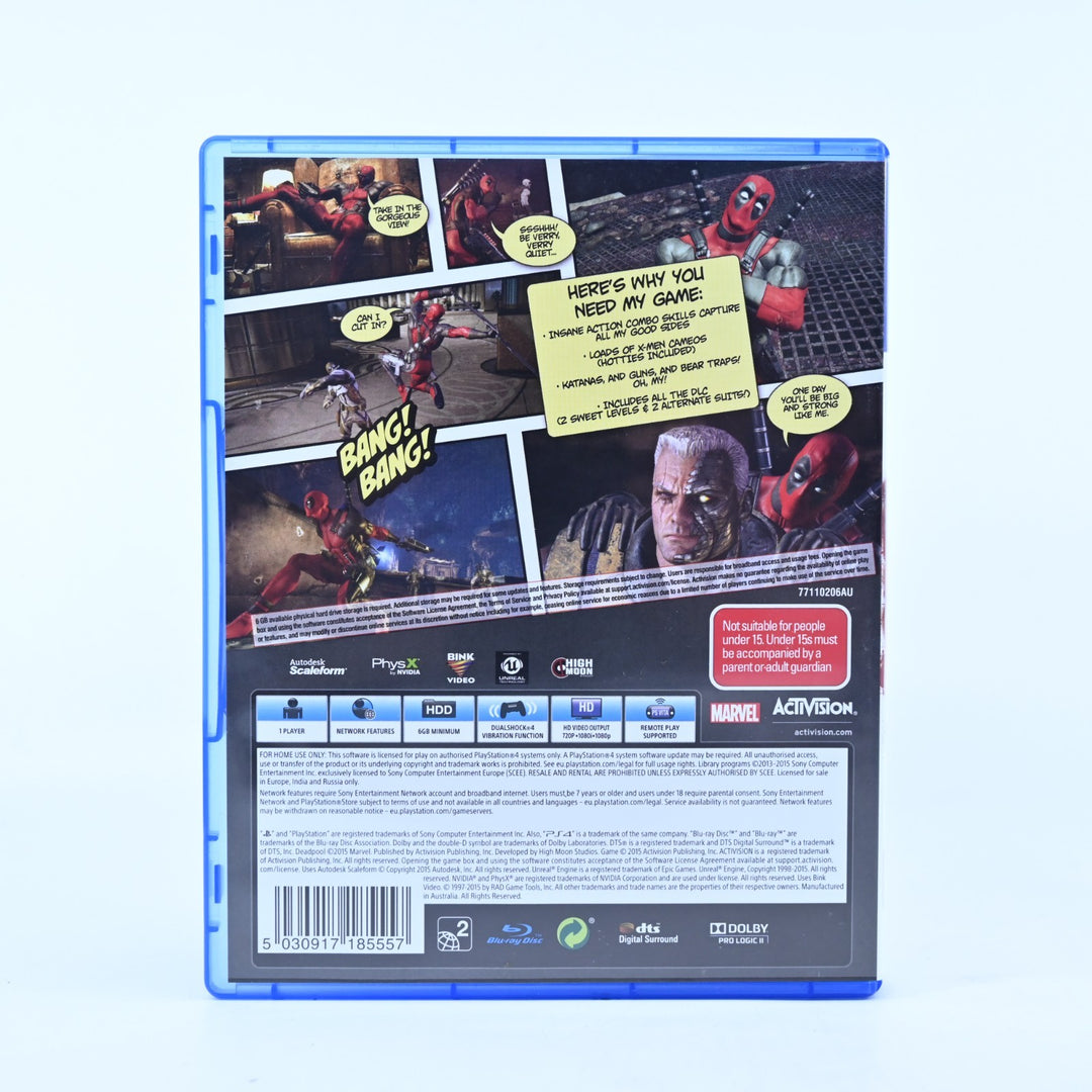 Deadpool - Sony Playstation 4 / PS4 Game - MINT DISC!