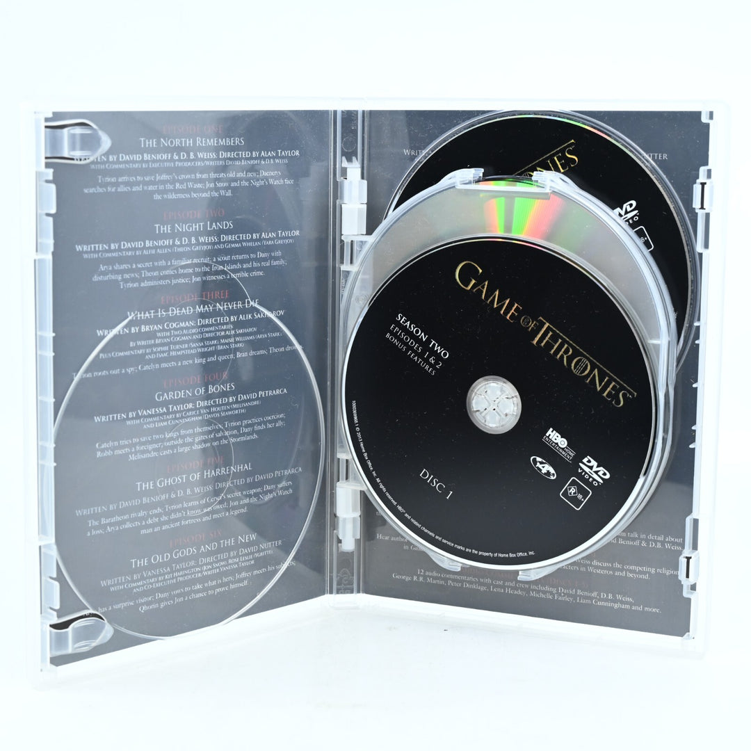 Game of Thrones Season 2 - Aus PAL - Region 4 - DVD