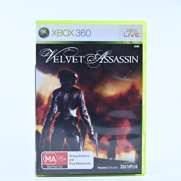 Velvet Assassin - Xbox 360 Game + Manual - PAL - MINT DISC!