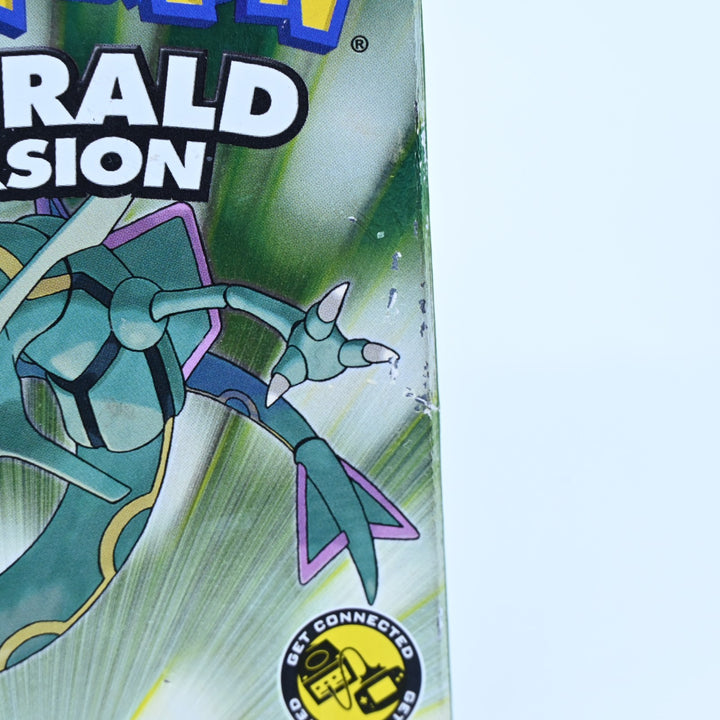 Pokemon Emerald Version - GBA Boxed Game - PAL - FREE POST! ORIGINAL BAGGIE!