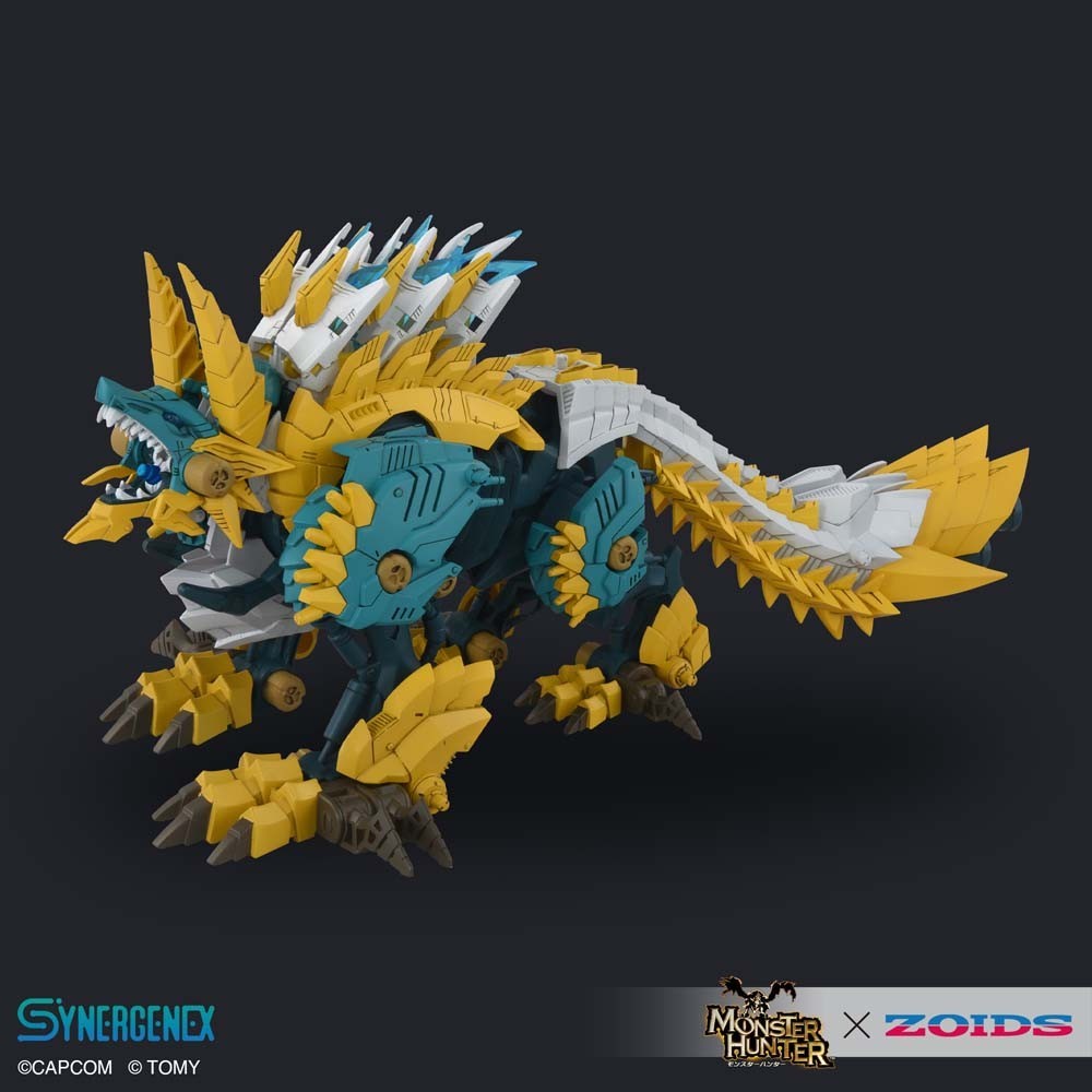 Pre-Order - SYNERGENEX ZOIDS-X-MONSTER HUNTER WILD LIGER-x-ZINOGRE  Model Kit