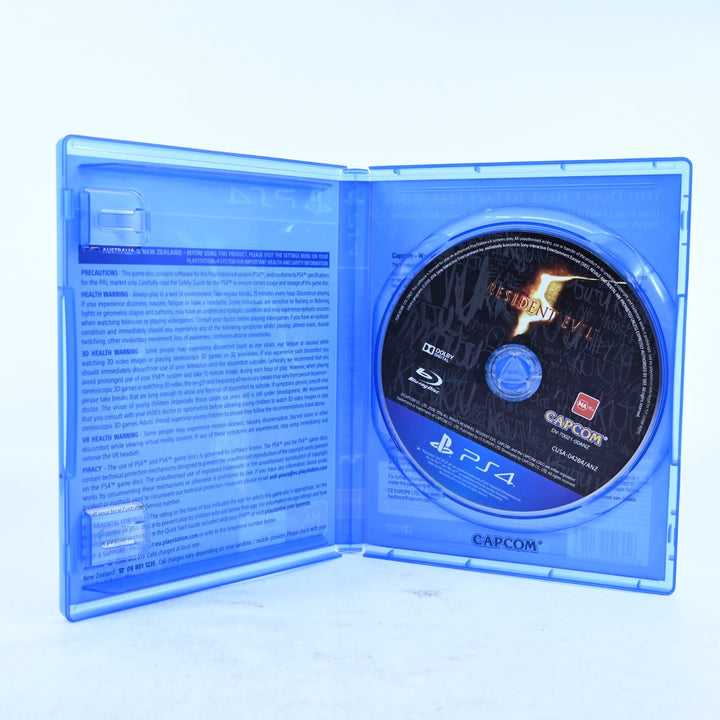 Resident Evil 5 - Sony Playstation 4 / PS4 Game - MINT DISC!