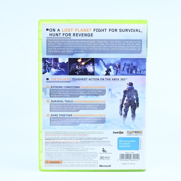 Lost Planet: Extreme Condition - Colonies Edition Disc - Xbox 360 Game + Manual