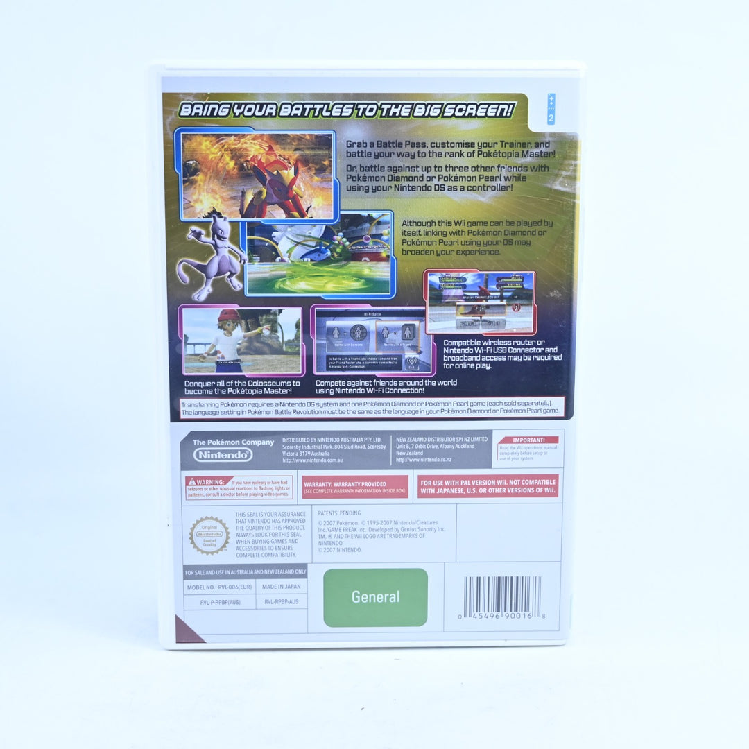 Pokemon Battle Revolution - Nintendo Wii Game + Manual - MINT DISC!