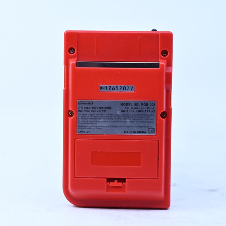 Red Nintendo Gameboy Pocket Console - MGB-001 - FREE POST!