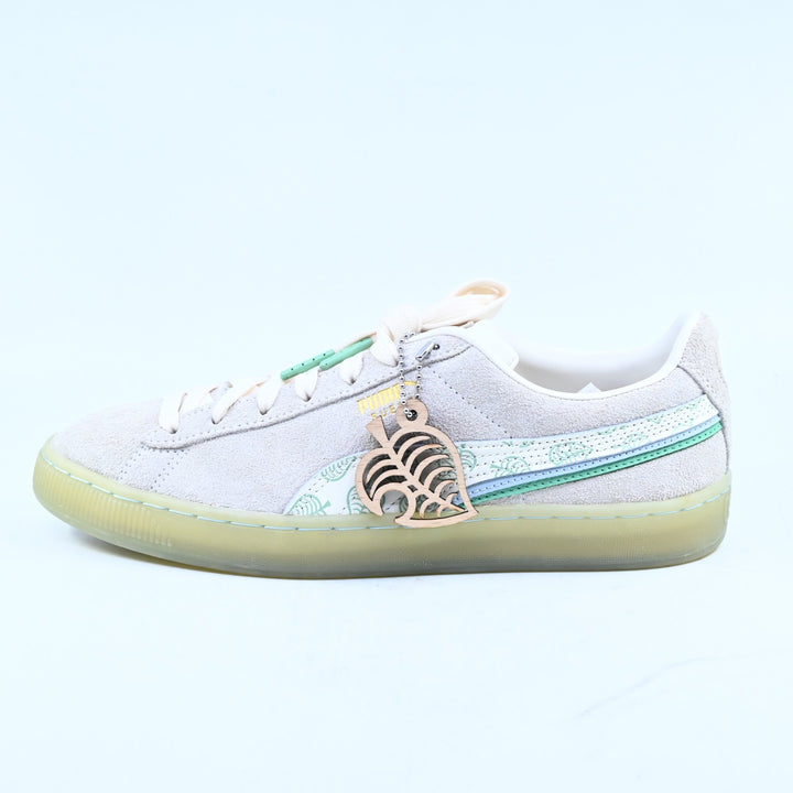 UNUSED! Animal Crossing: New Horizons - Puma Suede Whisper White Mens US7.5 Shoe