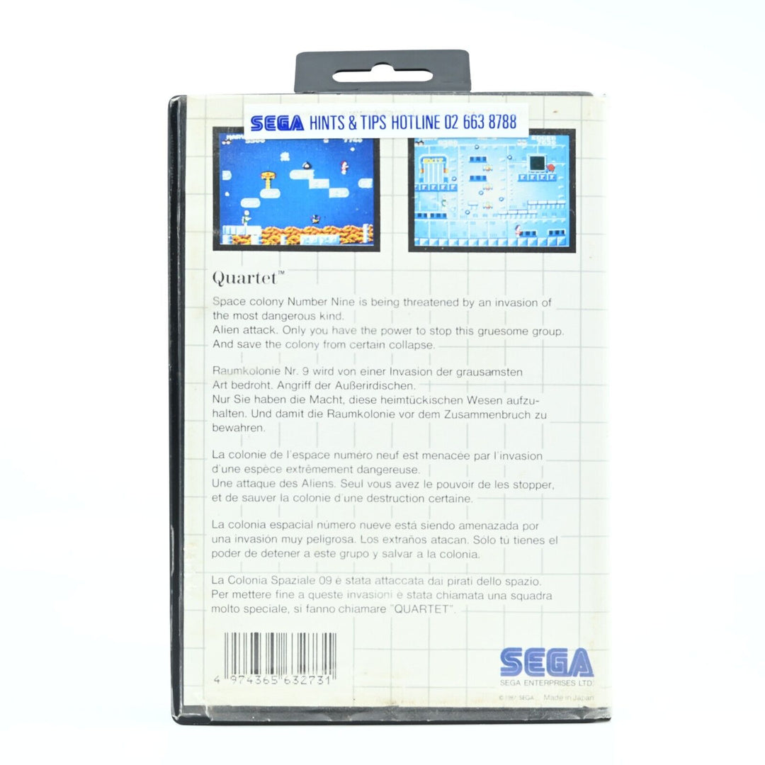 Quartet - Sega Mega Drive Game - PAL - FREE POST!