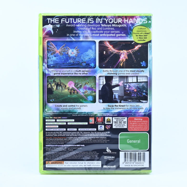 Child of Eden - Xbox 360 Game + Manual - PAL - SEALED!