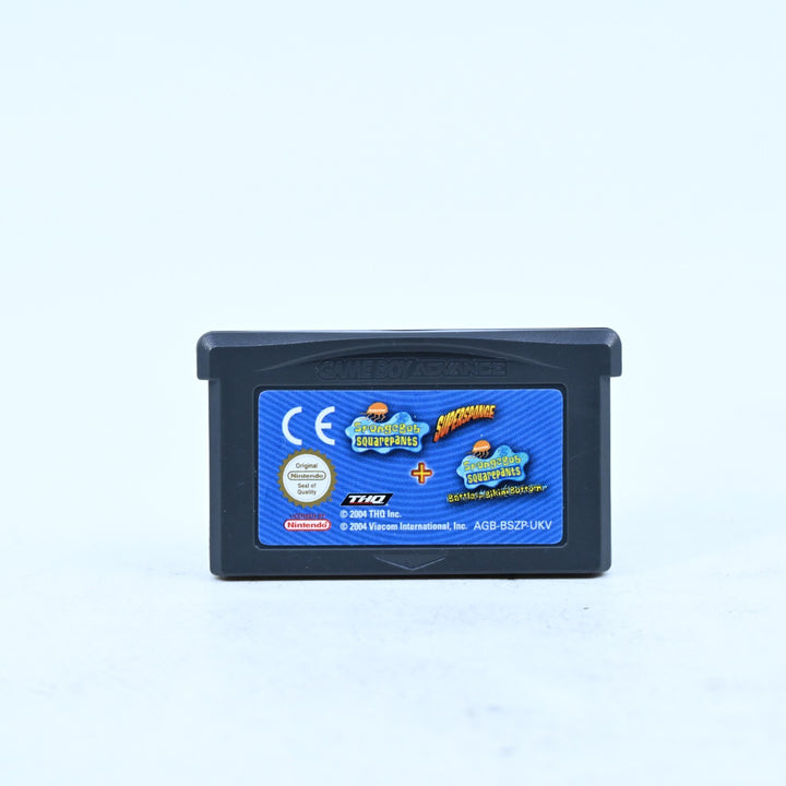 SpongeBob Squarepants SuperSponge + Battle For Bikini Bottom - GBA Game - PAL