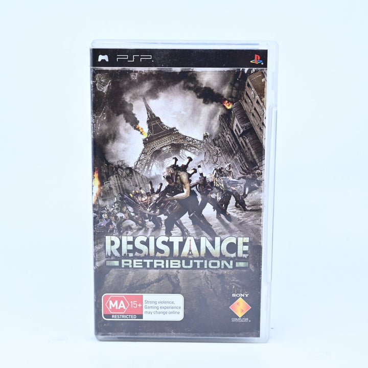 Resistance: Retribution - Sony PSP Game + Manual - FREE POST!