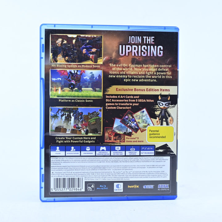 Sonic Forces Bonus Edition - Sony Playstation 4 / PS4 Game - CODE UNUSED