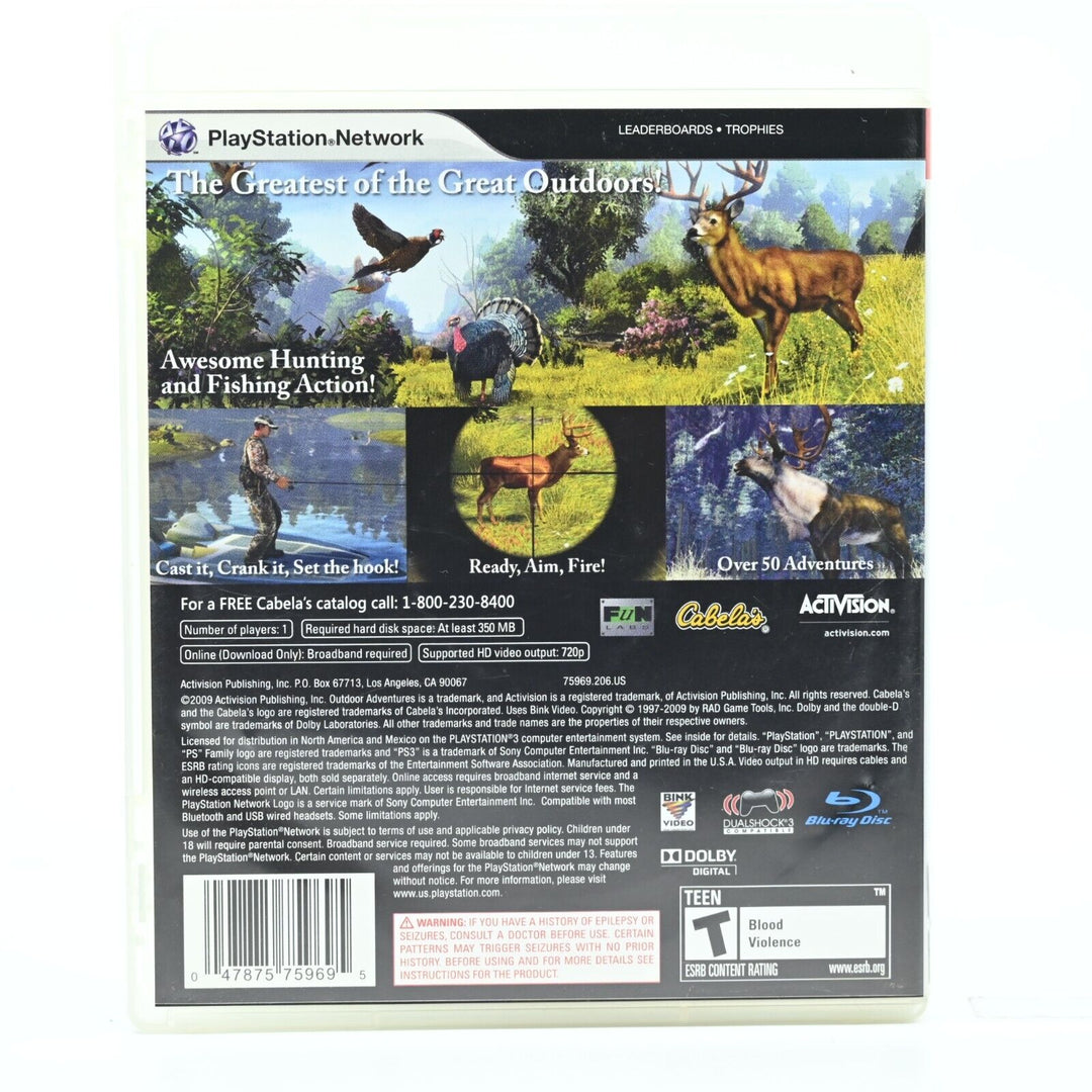 Cabela's: Outdoor Adventures - Sony Playstation 3 / PS3 Game - FREE POST!