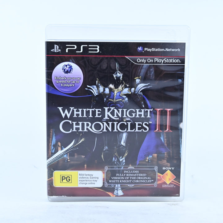 White Knight Chronicles ll - Sony Playstation 3 / PS3 Game + Manual - MINT DISC!