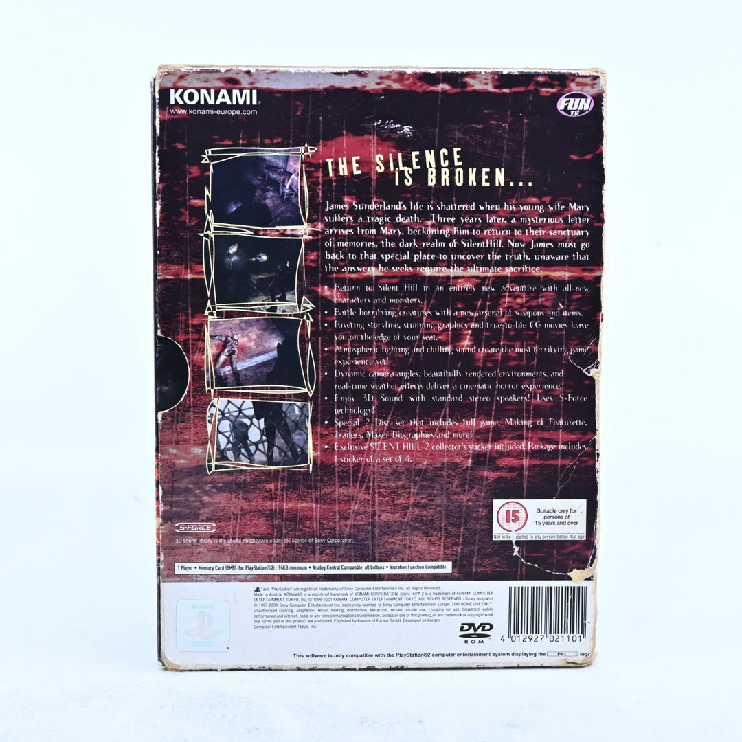 Silent Hill 2 - Sony Playstation 2 / PS2 Game + Manual - PAL - MINT DISCS!