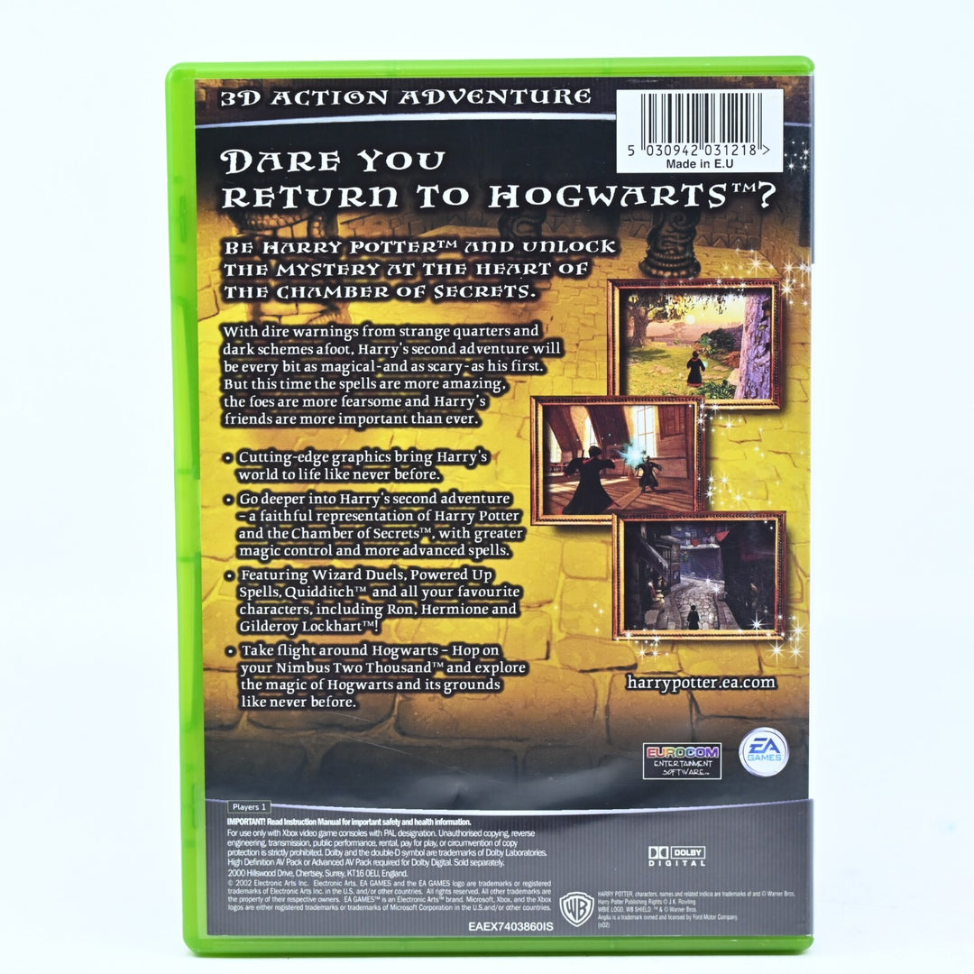 Harry Potter and the Chamber of Secrets - Original Xbox Game - PAL - MINT DISC!
