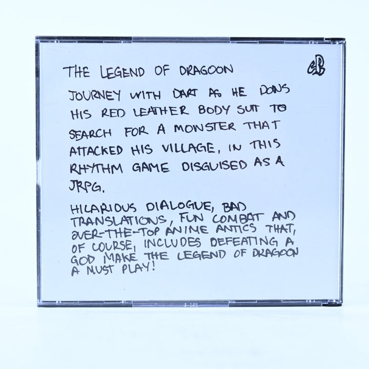 The Legend of Dragoon - Sony Playstation 1 / PS1 Game + Manual - PAL