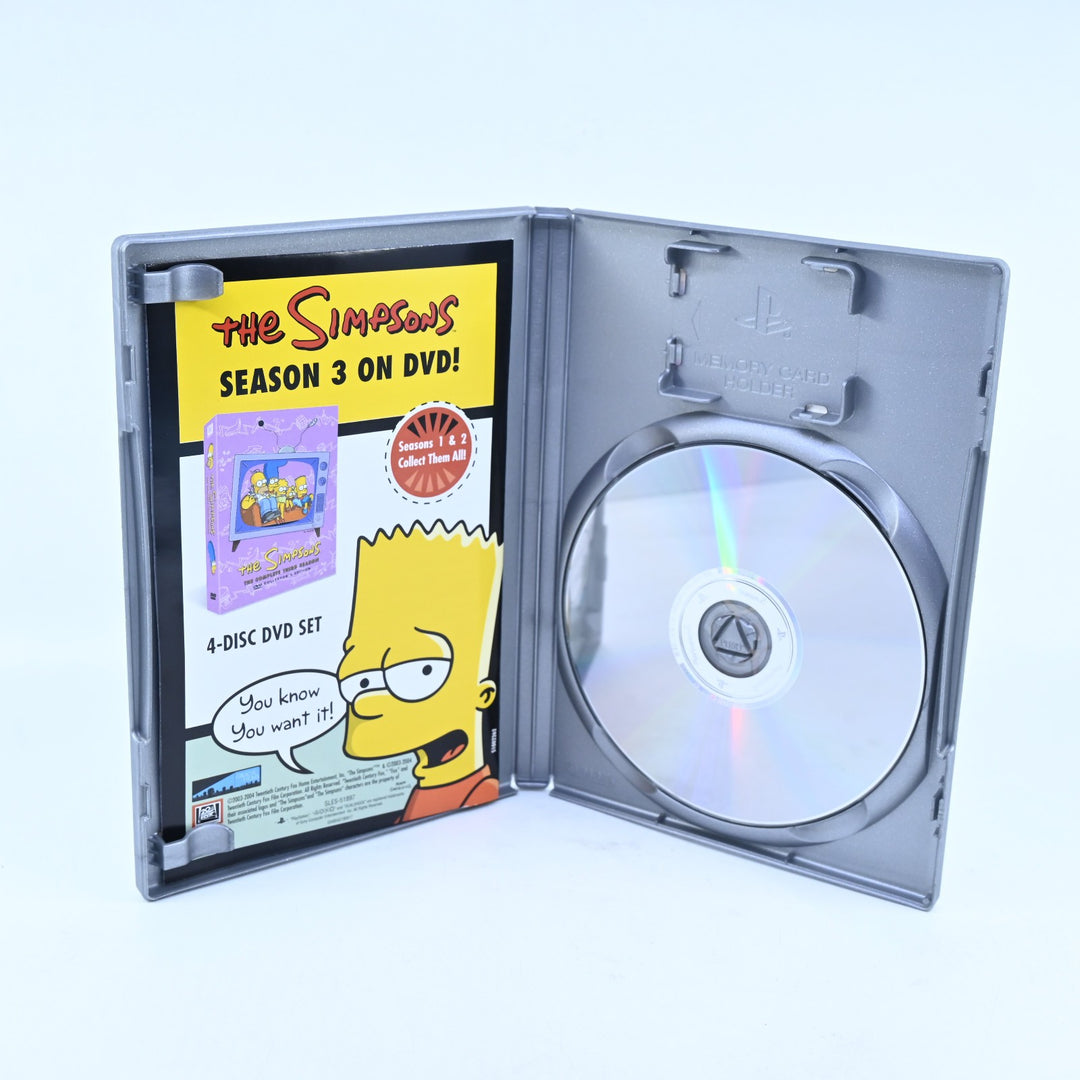 The Simpsons Hit & Run - Sony Playstation 2 / PS2 Game + Manual - PAL