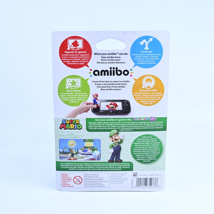 SEALED! Luigi Amiibo - Super Mario - Nintendo - Toy