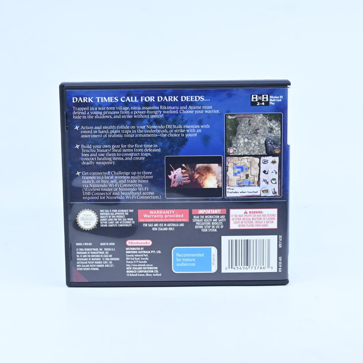 Tenchu Dark Secret - Nintendo DS Game - PAL + Manual - FREE POST!