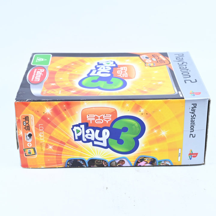 EyeToy Play 3 Camera Bundle - Sony Playstation 2 / PS2 Game + Manual - PAL