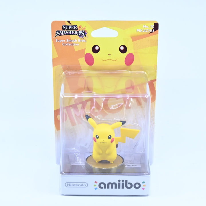SEALED! Pikachu Amiibo No. 10 - Super Smash Bros. Collection - Toy
