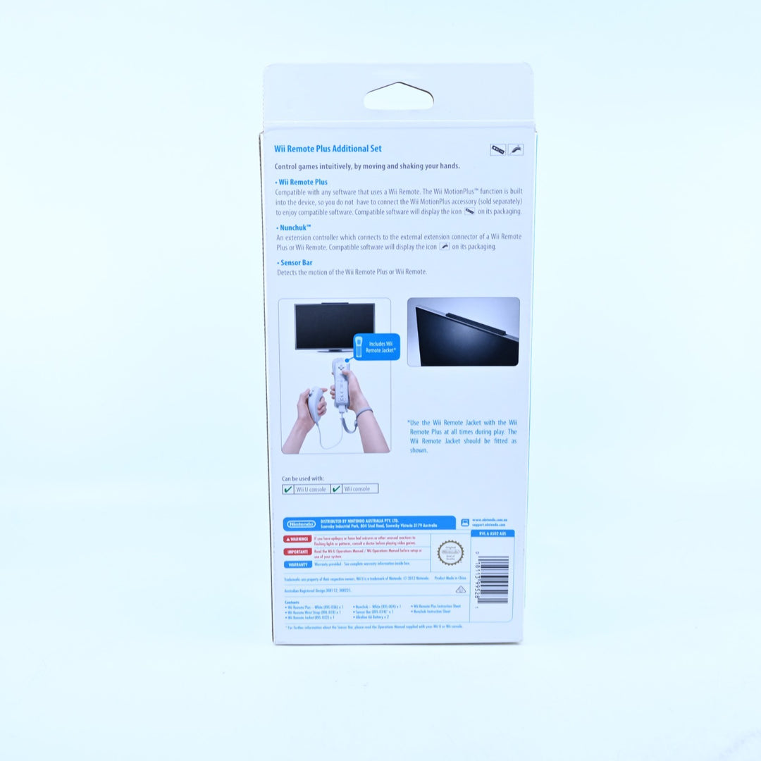 Wii Remote Plus Additional Set - Boxed Nintendo Wii Accessory - FREE POST!