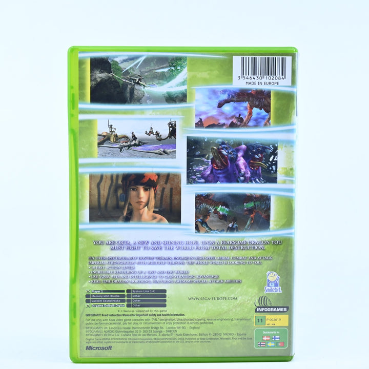 Panzer Dragoon Orta - Original Xbox Game + Manual - PAL - MINT DISC!
