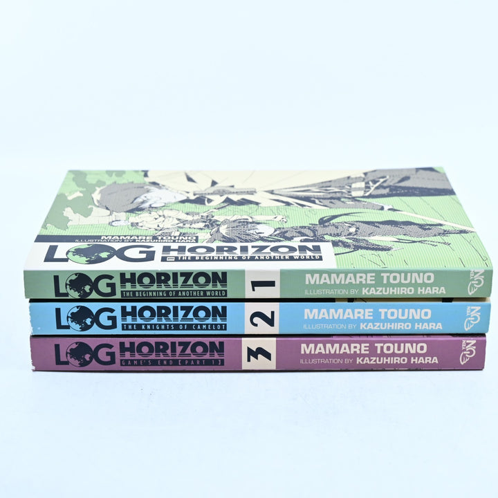 Log Horizon - Volumes 1-3 - Mamare Touno - Yen On - Light Novel