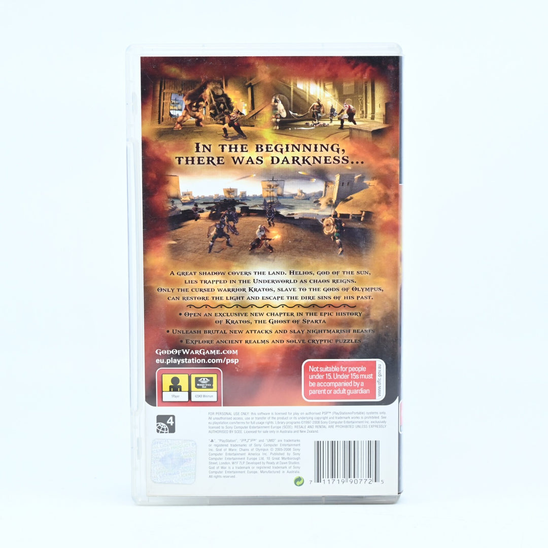 God of War: Chains of Olympus - Sony PSP Game - FREE POST!