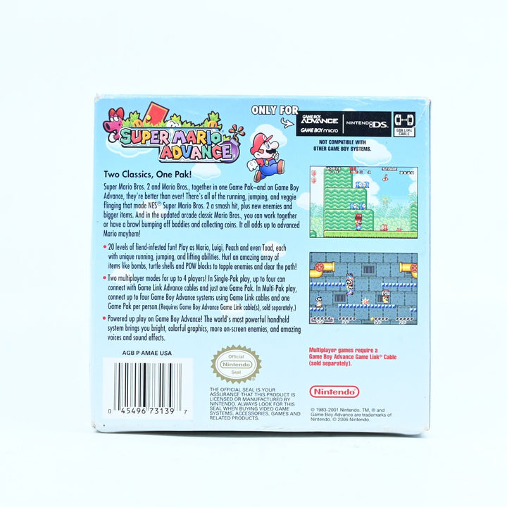 Super Mario Advance - Nintendo Gameboy Advance / GBA Boxed Game - PAL