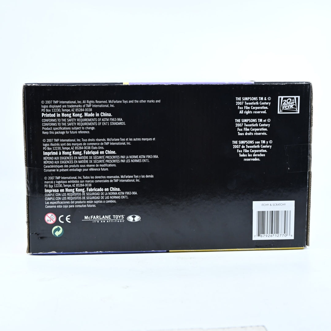 Itchy & Scratchy Cape Feare: Spay Anything - The Simpsons - McFarlane Toys - Toy