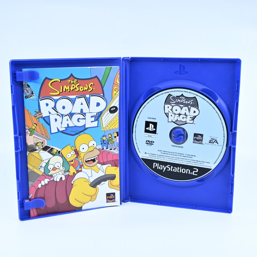 The Simpsons: Road Rage - Sony Playstation 2 / PS2 Game + Manual - MINT DISC!