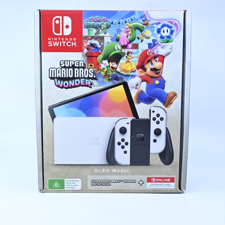 Super Mario Bros. Wonder Edition - Nintendo Switch OLED Boxed Console - PAL