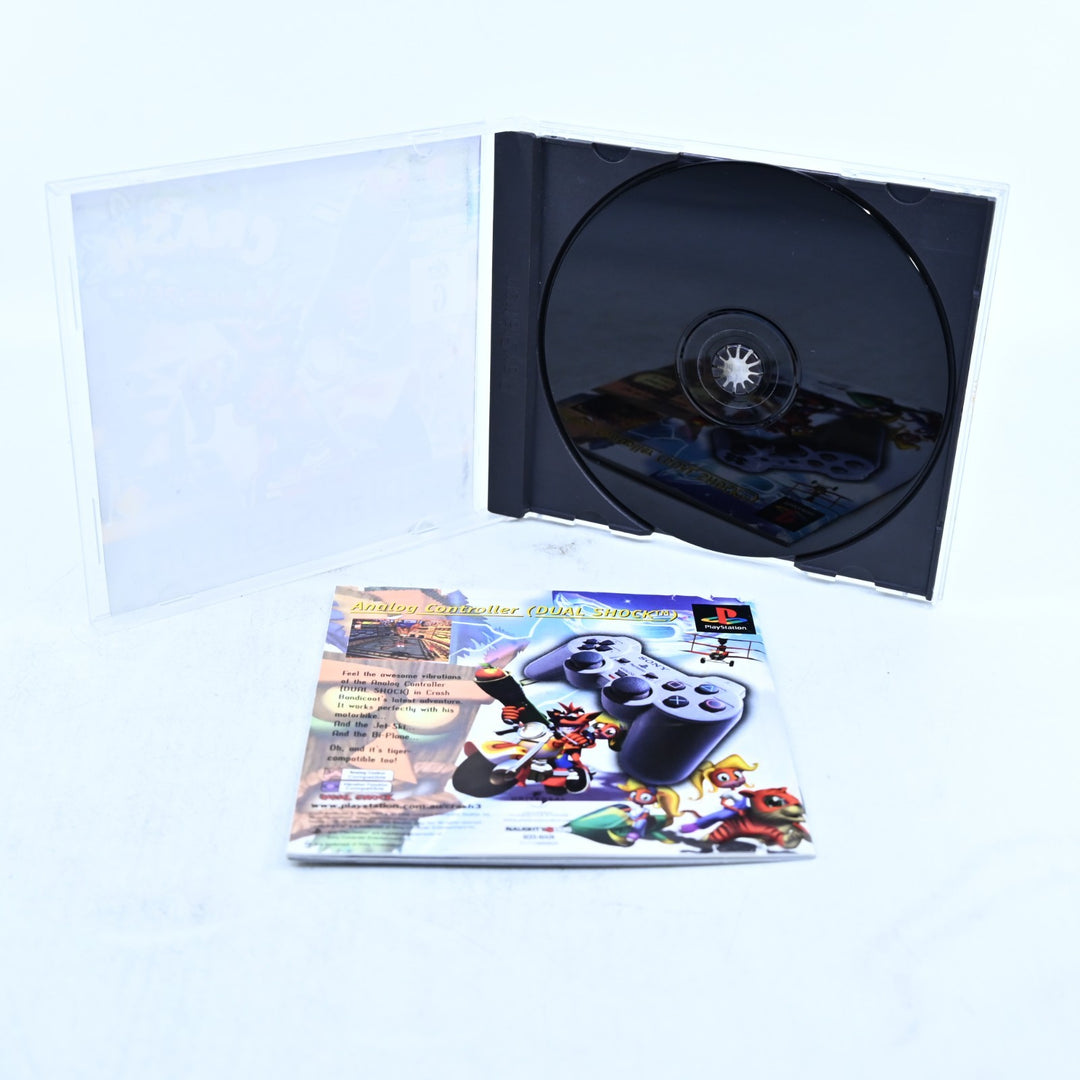 Crash Bandicoot 3: Warped - Sony Playstation 1 / PS1 Game + Manual - PAL