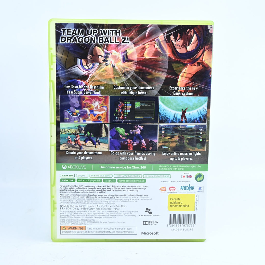 Dragon Ball Z: Battle of Z - Xbox 360 Game + Manual - PAL - MINT DISC!