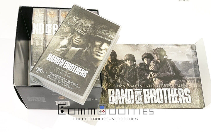 Band Of Brothers - VHS Box Set 6 Cassette Tapes Part 1 To 10 War Drama TV Series