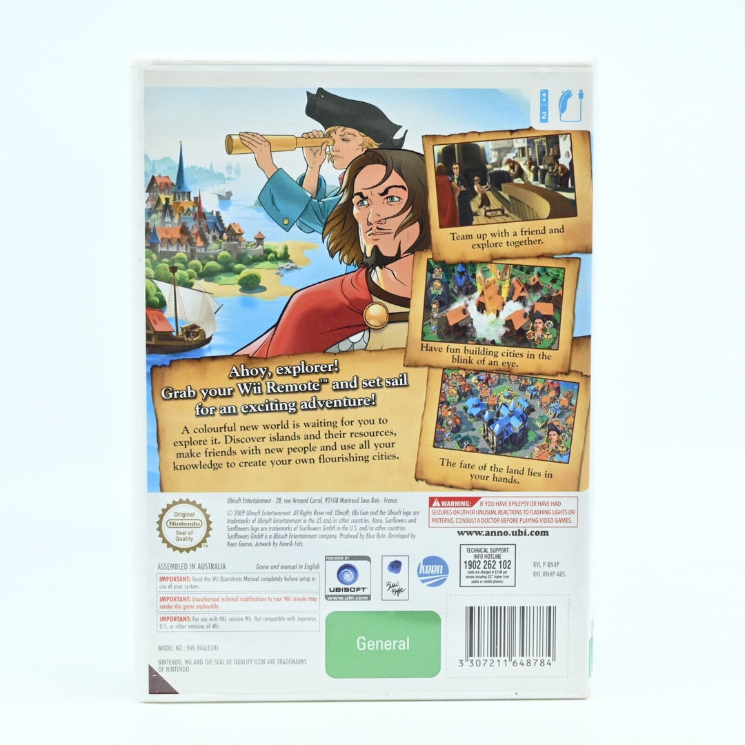 Anno: Create A New World - Nintendo Wii Game + Manual - PAL - FREE POST!