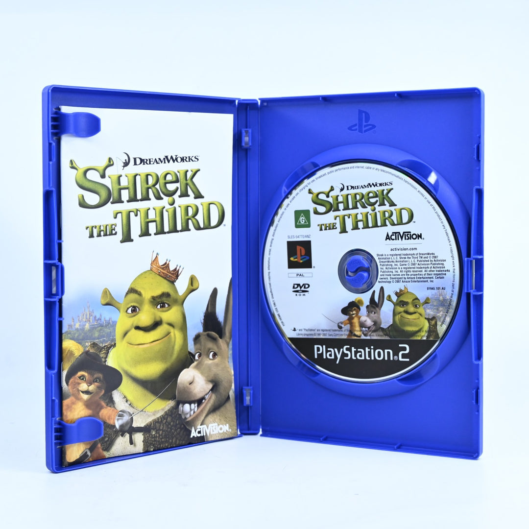 Shrek the Third - Sony Playstation 2 / PS2 Game + Manual - PAL - MINT DISC!