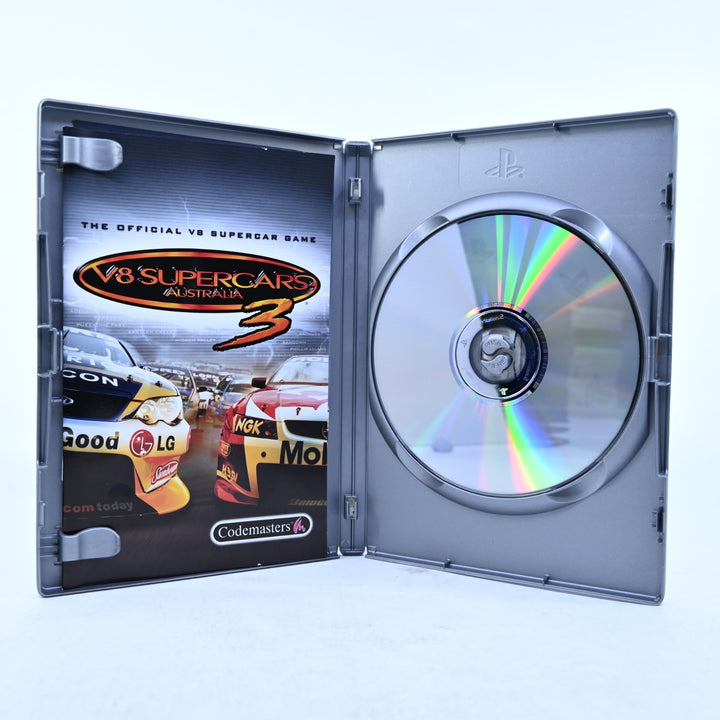 V8 Supercars Australia 3 - Sony Playstation 2 / PS2 Game + Manual - PAL