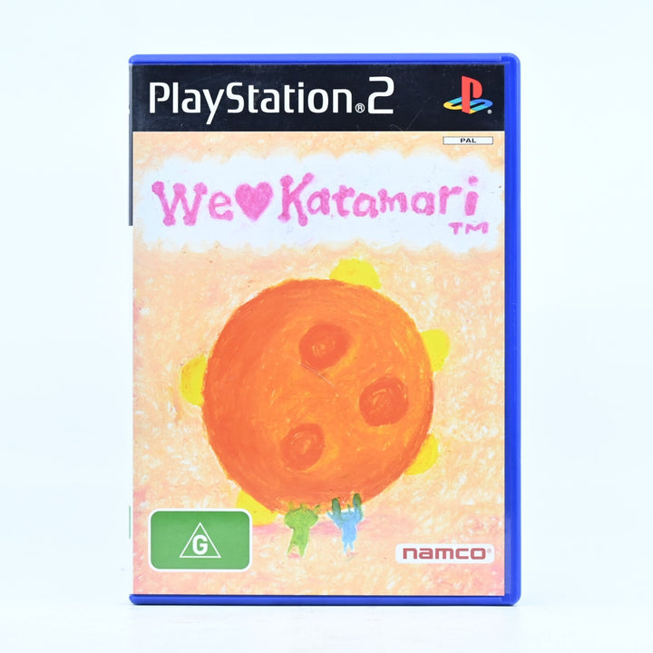 LIKE NEW! We Love Katamari - Sony Playstation 2 / PS2 Game + Manual - PAL